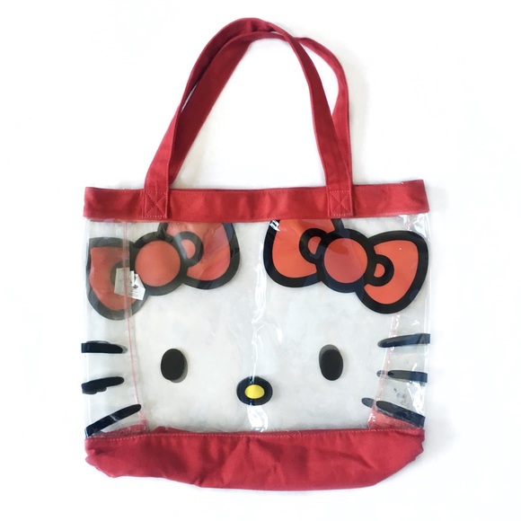 Hello kitty clear tote Outlet